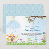 Alice au pays des merveilles Invitation à la douch (Devant / Derrière)