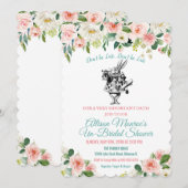 Alice au pays des merveilles Invitation à la douch (Devant / Derrière)