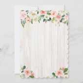 Alice au pays des merveilles Invitation à la douch (Dos)