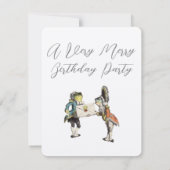 Alice Au Pays Des Merveilles Invitation Anniversai (Dos)