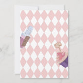 Alice au pays des merveilles Invitation d'annivers (Dos)