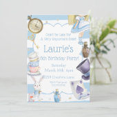 Alice au pays des merveilles Invitation d'annivers (Debout devant)