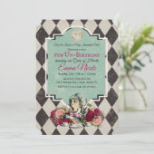 Alice au pays des merveilles Invitation d'annivers (Debout devant)