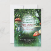 Alice au pays des merveilles Invitation de fête d' (Dos)