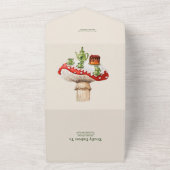 Alice au pays des merveilles Invitation de mariage (Dehors)