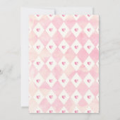 Alice Au Pays Des Merveilles Invitation Tea Party (Dos)