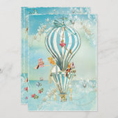 Alice Au Pays Des Merveilles Invitations (Devant / Derrière)