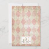 Alice au pays des merveilles Invitations d'anniver (Dos)