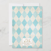 Alice au pays des merveilles Invitations d'anniver (Dos)