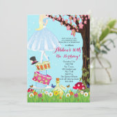 Alice au pays des merveilles Invitations d'anniver (Debout devant)