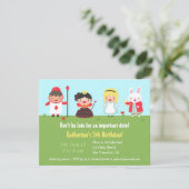 Alice au pays des merveilles Invitations de fête d (Debout devant)