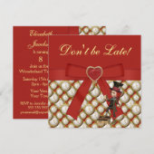 Alice au pays des merveilles Invitations du Tea Pa (Devant / Derrière)