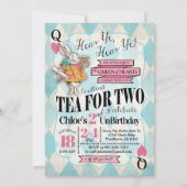 Alice au pays des merveilles Invitations pour le 2 (Devant)