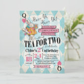 Alice au pays des merveilles Invitations pour le 2 (Debout devant)