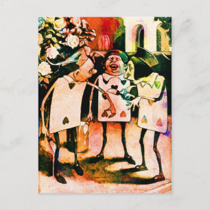 Alice au pays des merveilles Jouer aux cartes Aqua