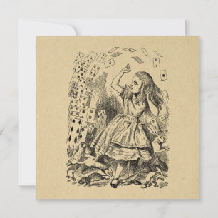Alice au pays des merveilles Jouer aux cartes Art