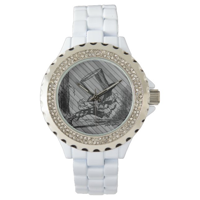 Alice (Au Pays Des Merveilles) La Montre Enamel Ha (devant)