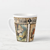 Alice Au Pays Des Merveilles Latte Mug (Angle gauche)