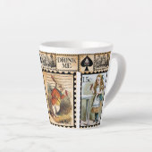 Alice Au Pays Des Merveilles Latte Mug (Angle droit)
