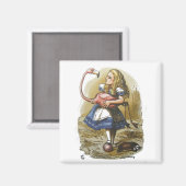 Alice au pays des merveilles Magnet de Flamant ros (Recto/Verso)