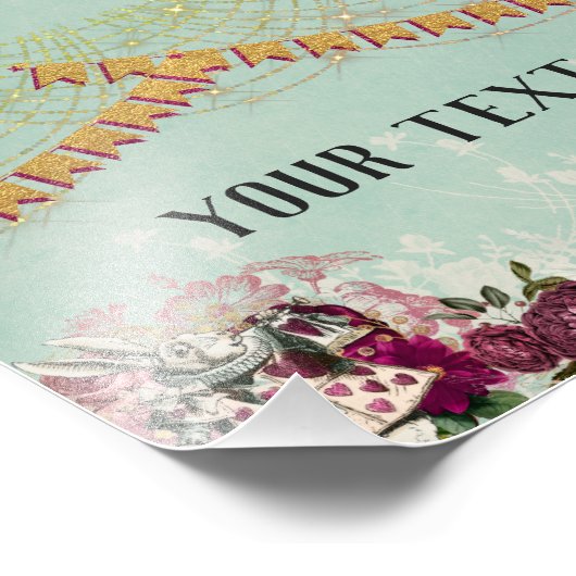 Alice au pays des merveilles Photo Tea Print (Coin)