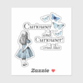 Alice au pays des merveilles Sticker papillon Curi (Feuille)