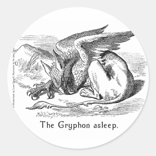 Alice au pays des merveilles Stickers Art en 2 tai (Devant)