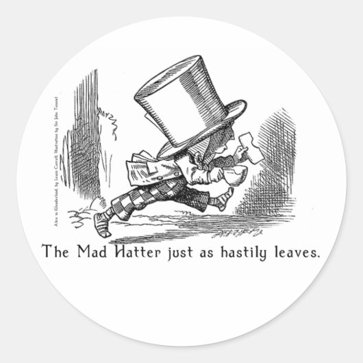 Alice au pays des merveilles Stickers Art en 2 tai (Devant)