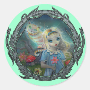 Alice au pays des merveilles Stickers Cheshire Cha