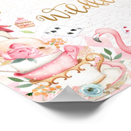 Alice Au Pays Des Merveilles Symbole De Décoration (Coin)