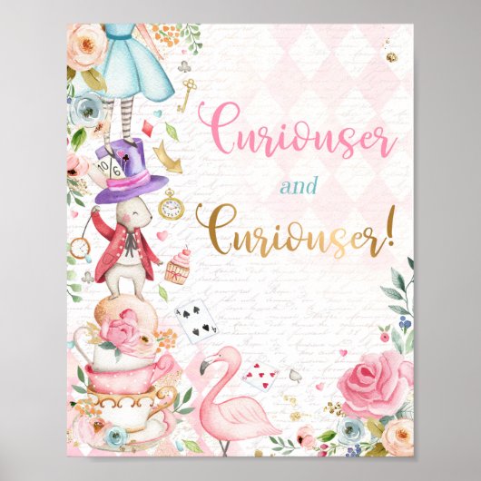 Alice Au Pays Des Merveilles Symbole De Décoration (Devant)