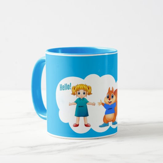 Alice & Aurovy Theme Mokken Gekleurd (Voorkant links)