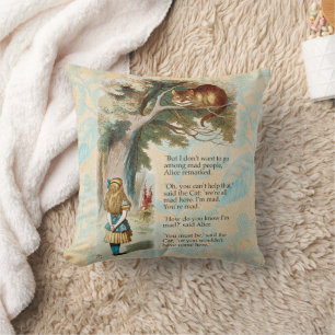 Alice Avonturen in Wonderland Cheshire Cat Kussen
