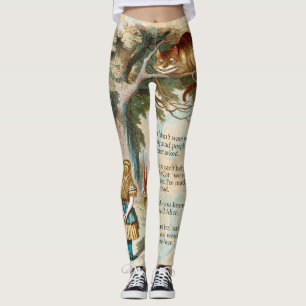 Alice Avonturen in Wonderland Cheshire Cat Leggings