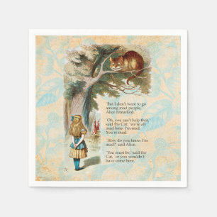 Alice Avonturen in Wonderland Cheshire Cat Servet