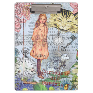 Alice Avonturen in Wonderland Klassieke Rackham Klembord