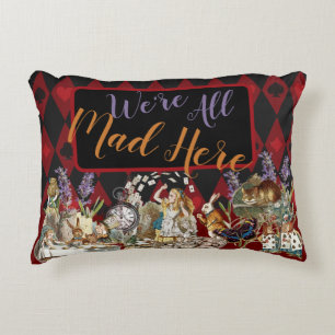 Alice Avonturen met Wonderland Gekke Cheshire Kat Accent Kussen