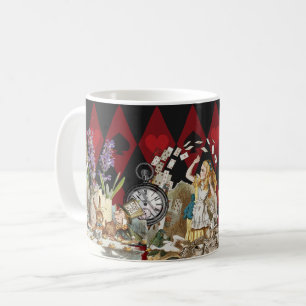 Alice Avonturen met Wonderland Gekke Cheshire Kat Koffiemok