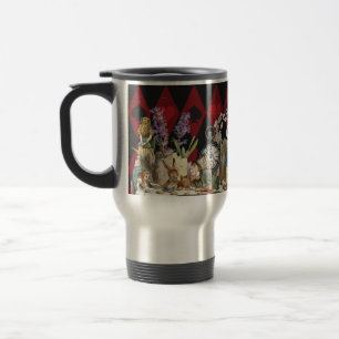 Alice Avonturen met Wonderland Gekke Cheshire Kat Reisbeker