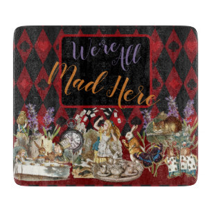 Alice Avonturen met Wonderland Gekke Cheshire Kat Snijplank