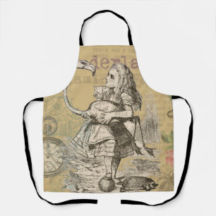 Alice Avonturen Wonderland Flamingo Klassieker Schort