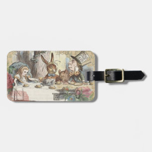 Alice Avonturen Wonderland Gekke Theepartij Kunst Bagagelabel
