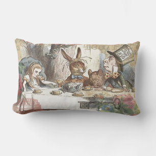 Alice Avonturen Wonderland Gekke Theepartij Kunst Kussen