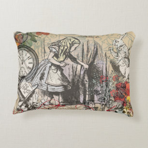 Alice Avonturen Wonderland Gordijn Klassieke Kunst Accent Kussen