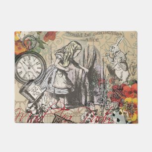 Alice Avonturen Wonderland Gordijn Klassieke Kunst Deurmat