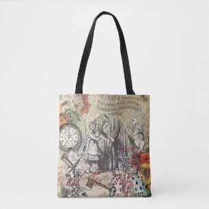 Alice Avonturen Wonderland Gordijn Klassieke Kunst Draagtas