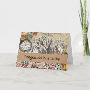 Alice Avonturen Wonderland Gordijn Klassieke Kunst Kaart