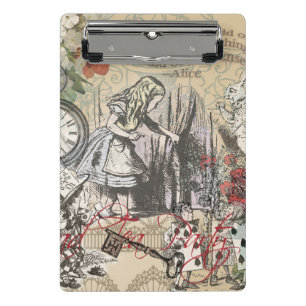 Alice Avonturen Wonderland Gordijn Klassieke Kunst Mini Klembord