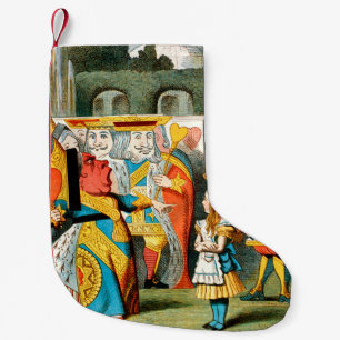 Alice Avonturen Wonderland Hartenkoningin Kleine Kerstsok
