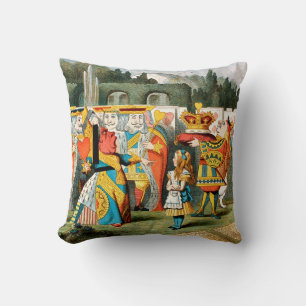 Alice Avonturen Wonderland Hartenkoningin Kussen